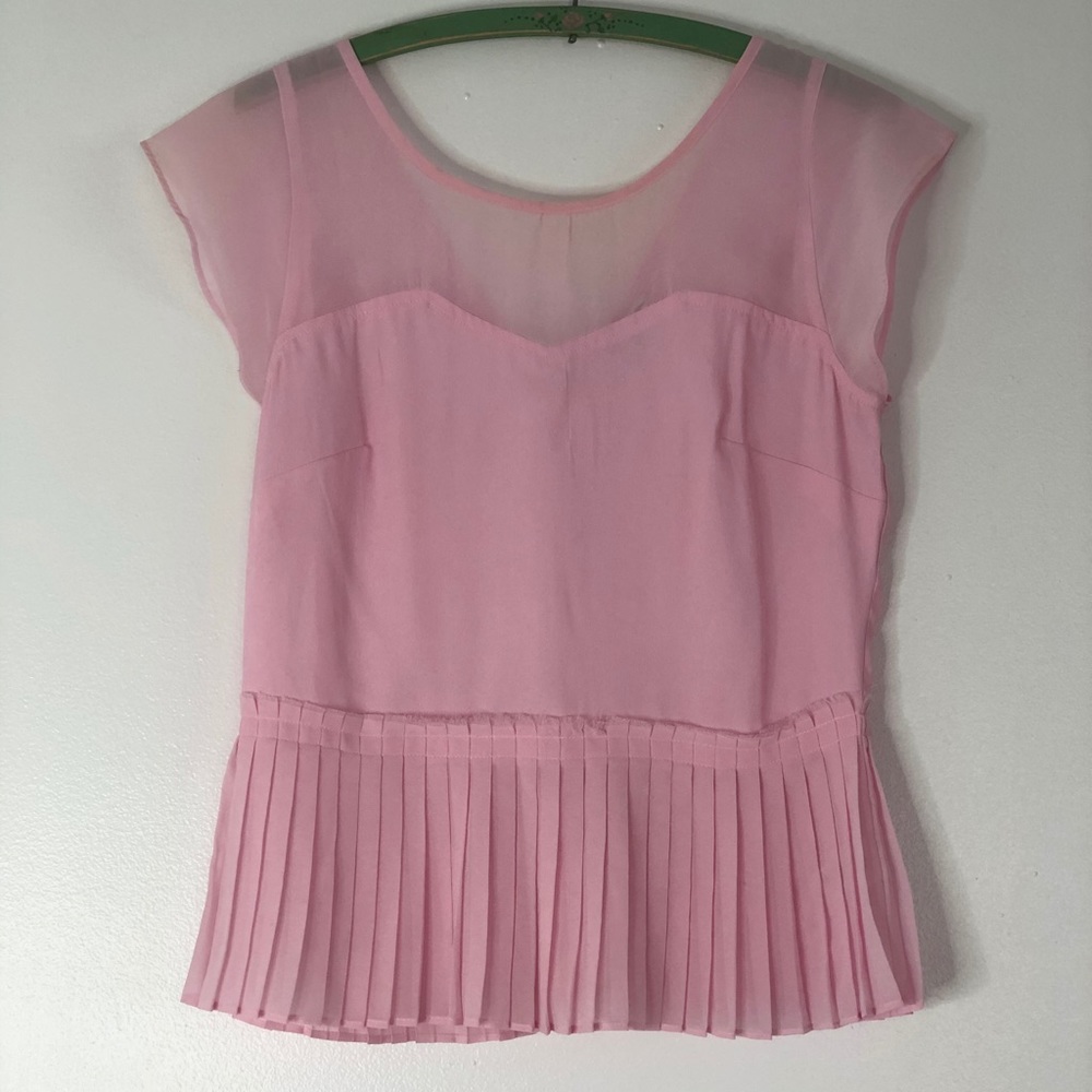 Pink American Eagle edgy blouse